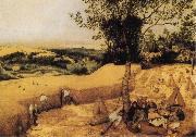 BRUEGHEL, Pieter the Younger The Corn Harvest oil on canvas
